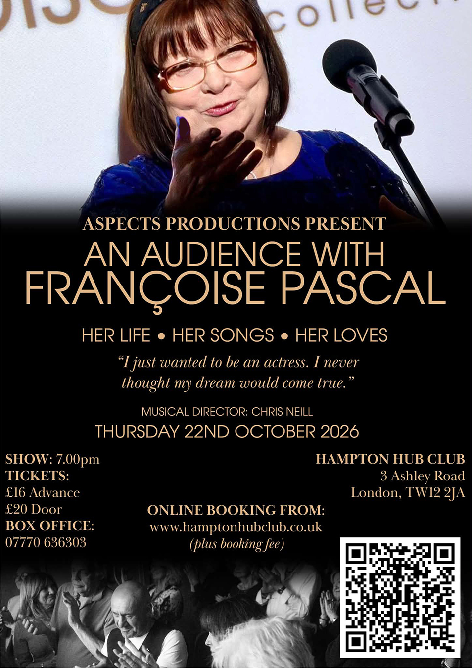 Audiences with Françoise Pascal